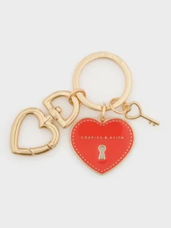 Heart Lock Keychain