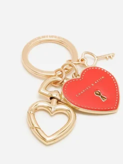 Heart Lock Keychain