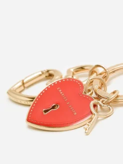 Heart Lock Keychain
