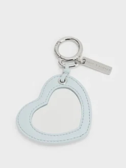 Heart Quilted Mirror Charm