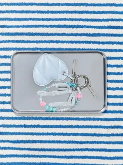 Heart Quilted Mirror Charm
