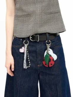 Heart Quilted Mirror Charm