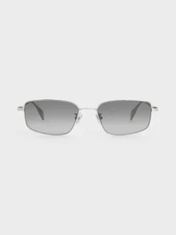Inara Metallic-Rim Sunglasses