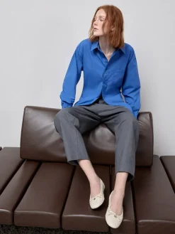 Ivette Woven Bow Ballet Flats