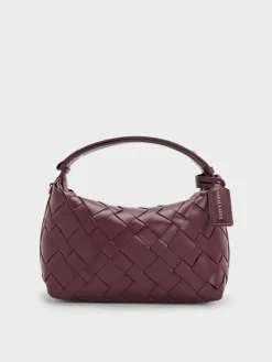 Ivette Woven Shoulder Bag