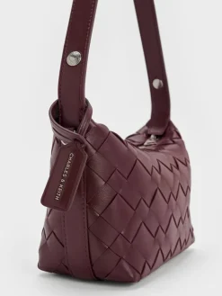 Ivette Woven Shoulder Bag