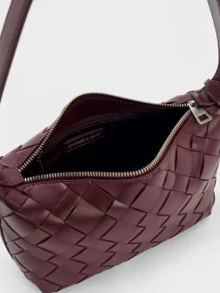 Ivette Woven Shoulder Bag