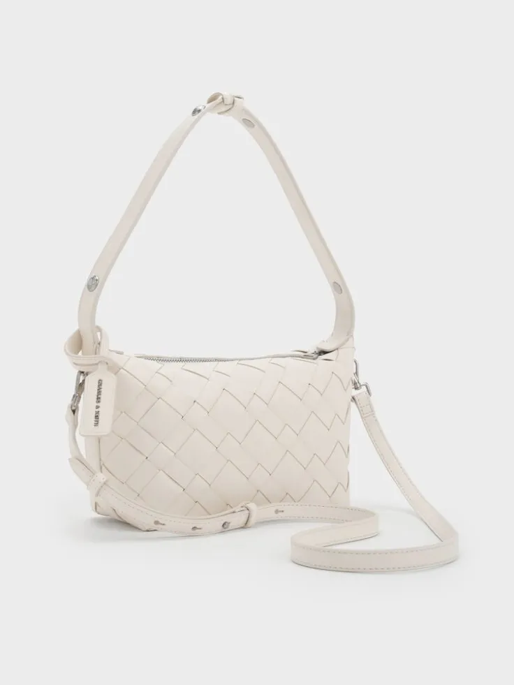 Ivette Woven Shoulder Bag