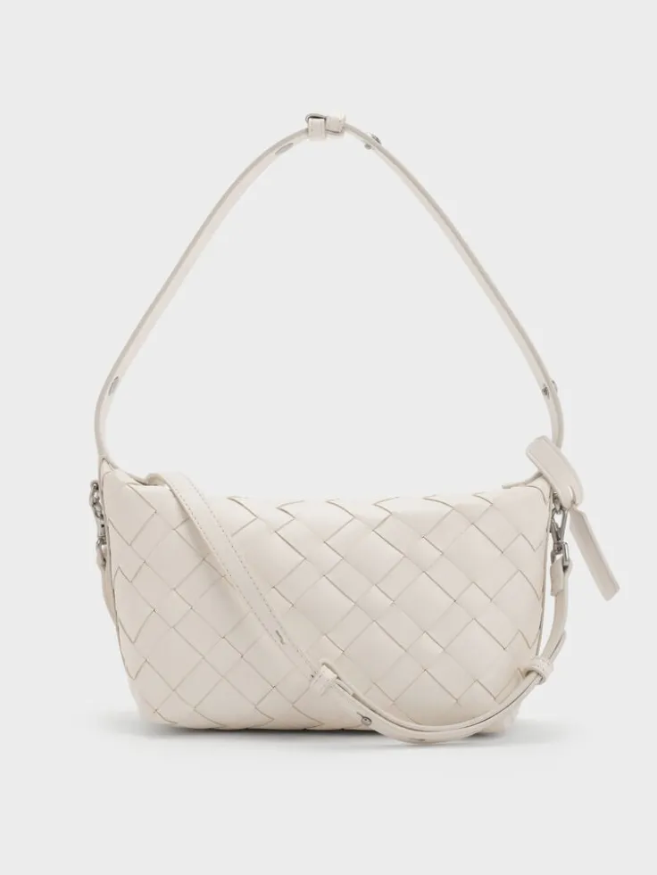 Ivette Woven Shoulder Bag