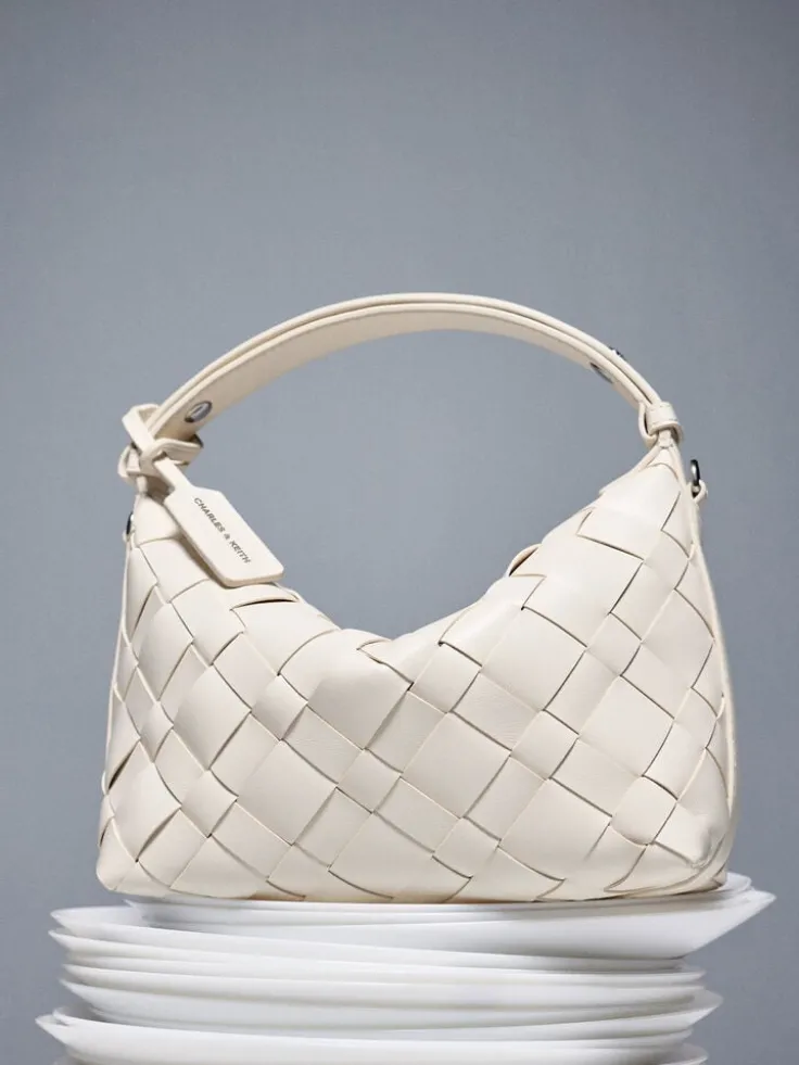 Ivette Woven Shoulder Bag