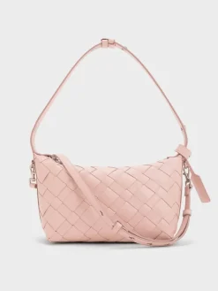 Ivette Woven Shoulder Bag