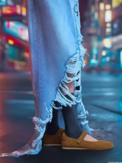 Jace Suede Mary Jane Sneakers