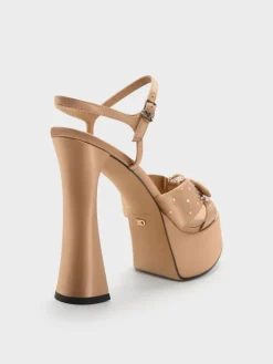 Jayce Crystal Platform Sandals