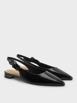 Jayce Leather Slingback Flats