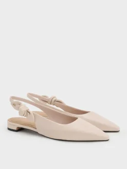Jayce Leather Slingback Flats