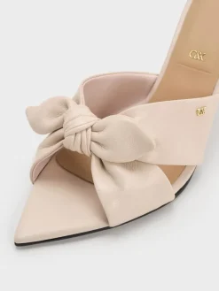 Jayce Leather Stiletto Mules