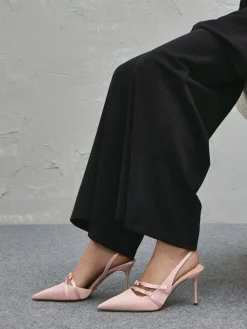 Jessy Bow Slingback Pumps