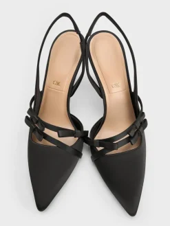 Jessy Bow Slingback Pumps