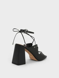 Jianna Leather Heeled Sandals