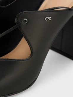 Jianna Leather Heeled Sandals