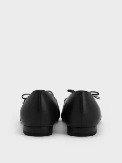 Jianna Leather Lace-Tie Flats