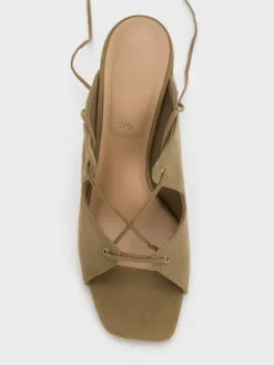 Jianna Suede Heeled Sandals