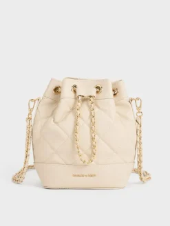 Julia Quilted Two-Way Bucket Bag