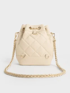 Julia Quilted Two-Way Bucket Bag