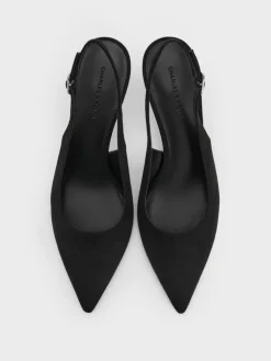 Kaia Faux Suede Slingback Pumps