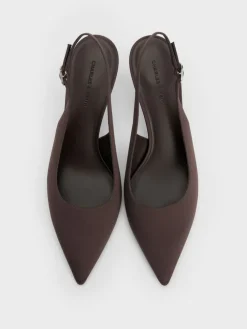 Kaia Satin Slingback Pumps