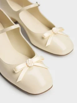 Kelis Rose-Bow Mary Jane Pumps