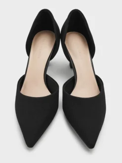 Kerra Twill Pointed D'Orsay Pumps