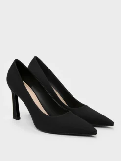 Kerra Twill Pointed High Heels