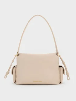 Khai Ruched Top Handle Bag