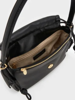 Khai Ruched Top Handle Bag