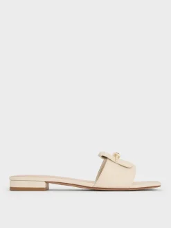 Knotted Accent Slide Sandals