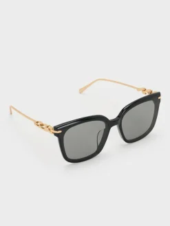 Kris Chain-Detail Sunglasses