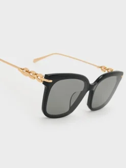 Kris Chain-Detail Sunglasses