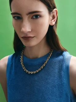Kris Chain-Link Choker Necklace