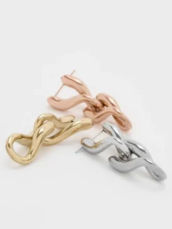 Kris Chain-Link Drop Earrings
