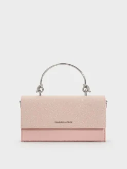 Kristine Glittered Wallet On Chain