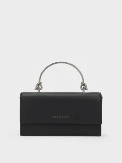 Kristine Sculptural-Handle Long Wallet