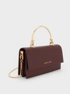 Kristine Sculptural-Handle Long Wallet