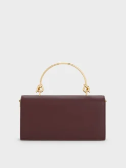 Kristine Sculptural-Handle Long Wallet