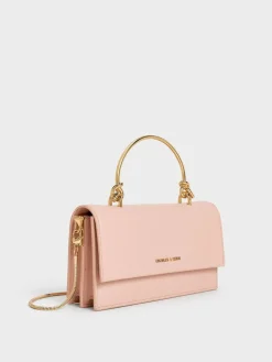 Kristine Sculptural-Handle Long Wallet