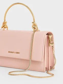 Kristine Sculptural-Handle Long Wallet
