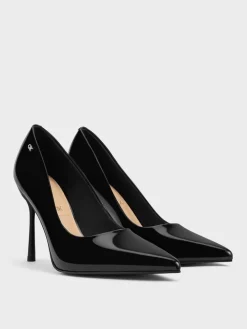 Kyra Leather Pointed-Toe Pumps