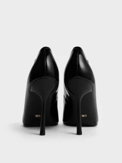 Kyra Leather Pointed-Toe Pumps