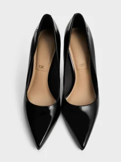 Kyra Leather Pointed-Toe Pumps