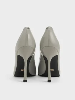 Kyra Leather Pointed-Toe Pumps